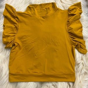 Love Culture Ruffled Sleeved Top